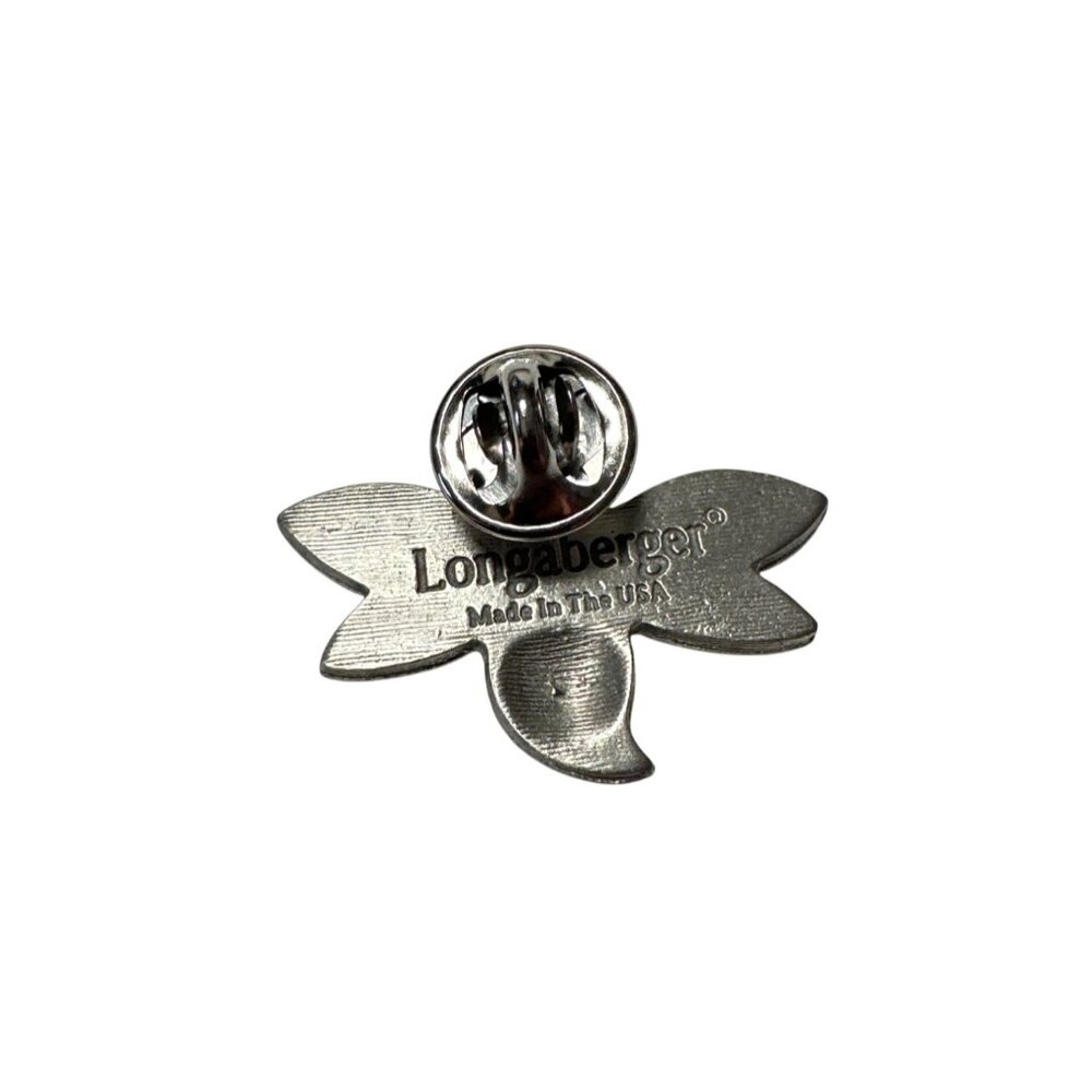 Longaberger Bumblebee Pin Metal Lapel Pin Made In USA Vintage 2002 Collectible - Picture 2 of 5